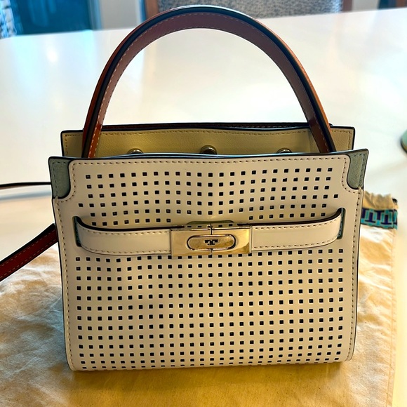 EUC Tory Burch Petite Lee Radziwill Double Bag - Picture 6 of 11